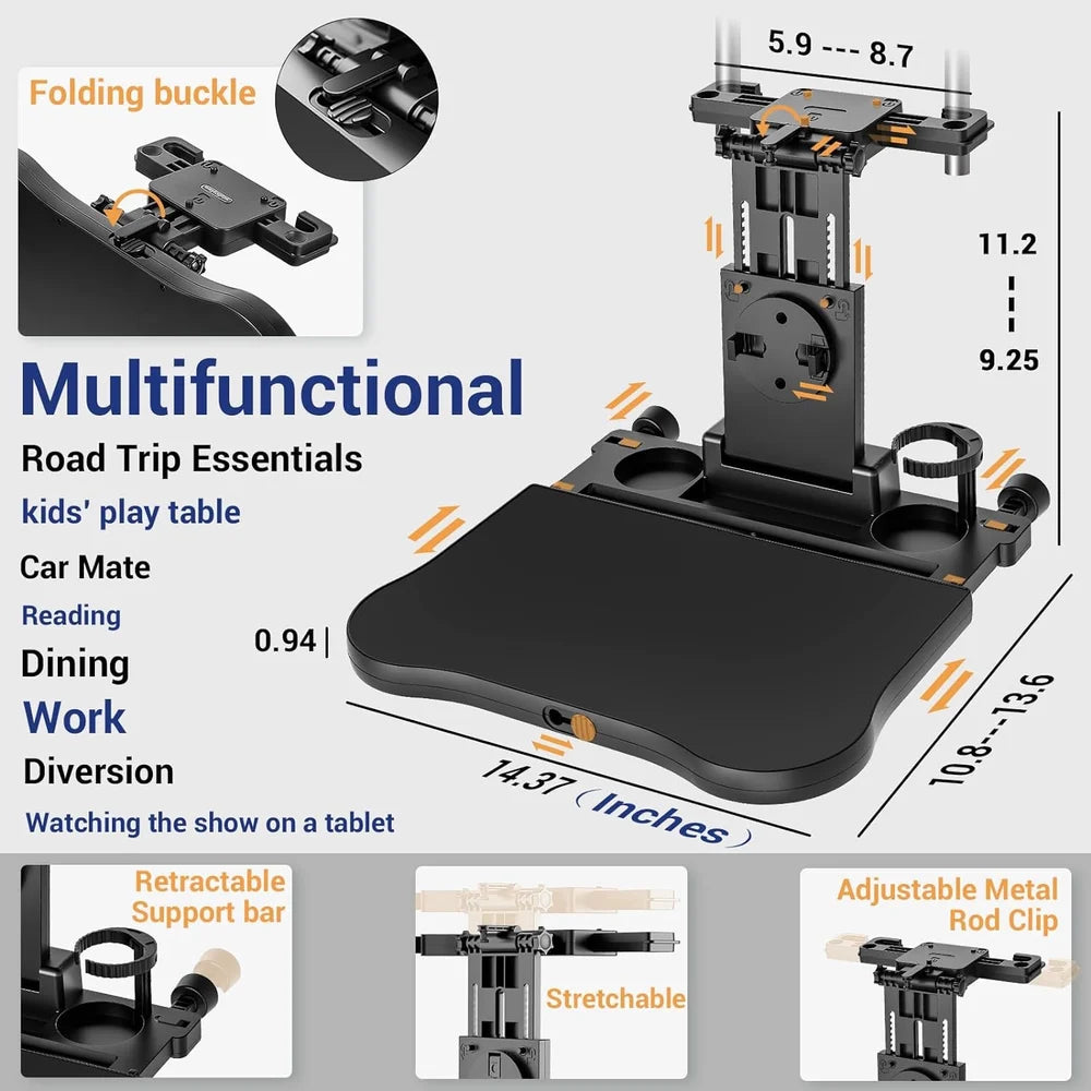 Folding Tray Table™ | Car Back Seat Tray
